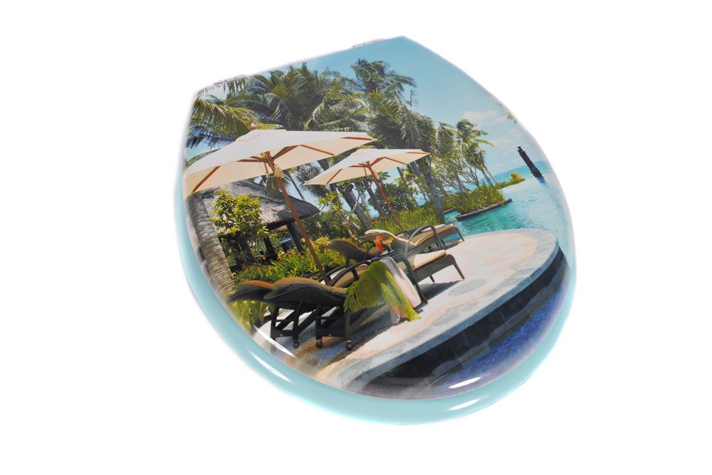 Novelty Toilet Seat WC Printed Novelty Funky Pattern Fabulous Crazy